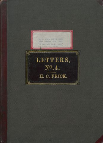 Letterpress Copybook, Vol. 4, 1887-1889