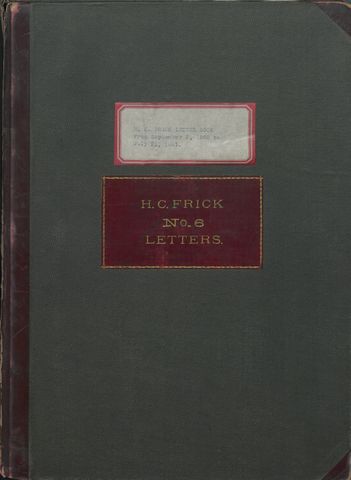 Letterpress Copybook, Vol. 6, 1890-1891