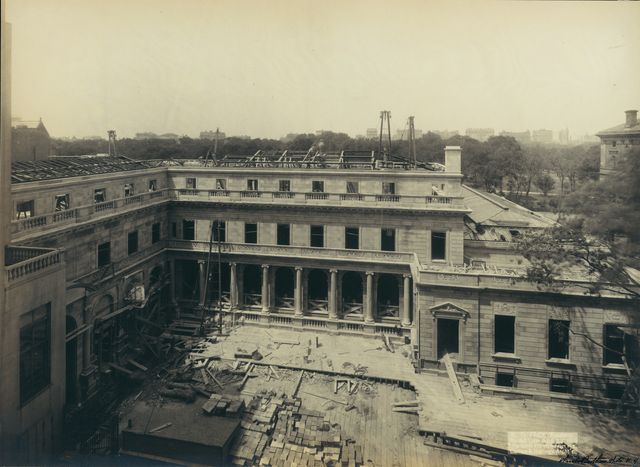 Frick residence construction, New York, N.Y., August 20, 1913