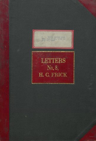 Letterpress Copybook, Vol. 8, 1892-1893