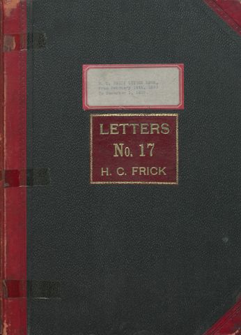 Letterpress Copybook, Vol. 17, 1899