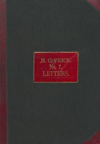 Letterpress Copybook, Vol. 7, 1891-1892